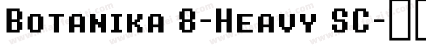 Botanika 8-Heavy SC字体转换